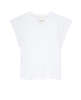 The Great. Peak Shoulder Tee - True White - Thumbnail 5