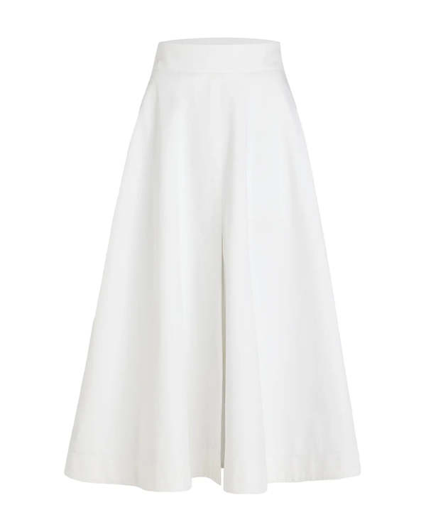 Patou Long A-line Skirt - White | Garmentory