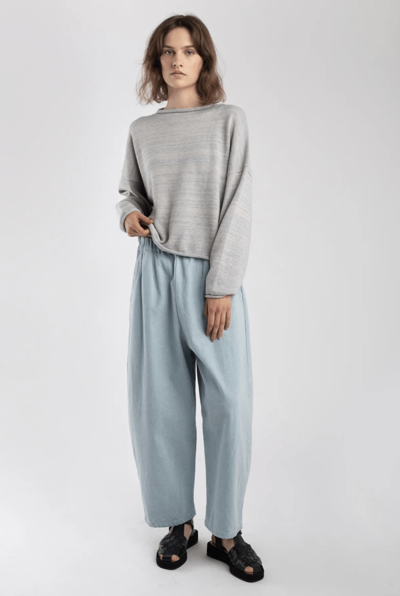 Micaela Greg Barrel Pant - Sky Micaela Greg Barrel Pant - Sky