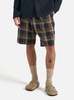 Universal Works Pleated Track Short - Navy/Brown - Thumbnail 2