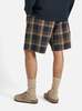 Universal Works Pleated Track Short - Navy/Brown - Thumbnail 3