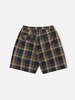 Universal Works Pleated Track Short - Navy/Brown - Thumbnail 4