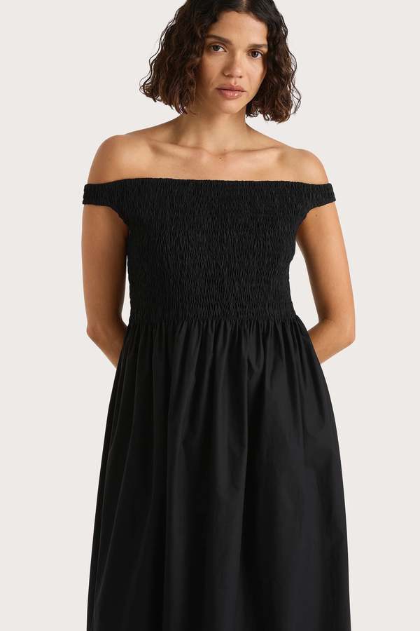 Faithfull The Brand Fao Maxi Dress - Black | Garmentory