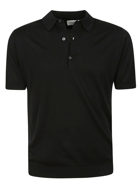 Tシャツ・カットソー JOHN SMEDLEY BRADWELL LONG SLEEVES SHIRT (BRADWELL BLACK) John Smedley Bradwell LS Shirt - Black | Garmentory