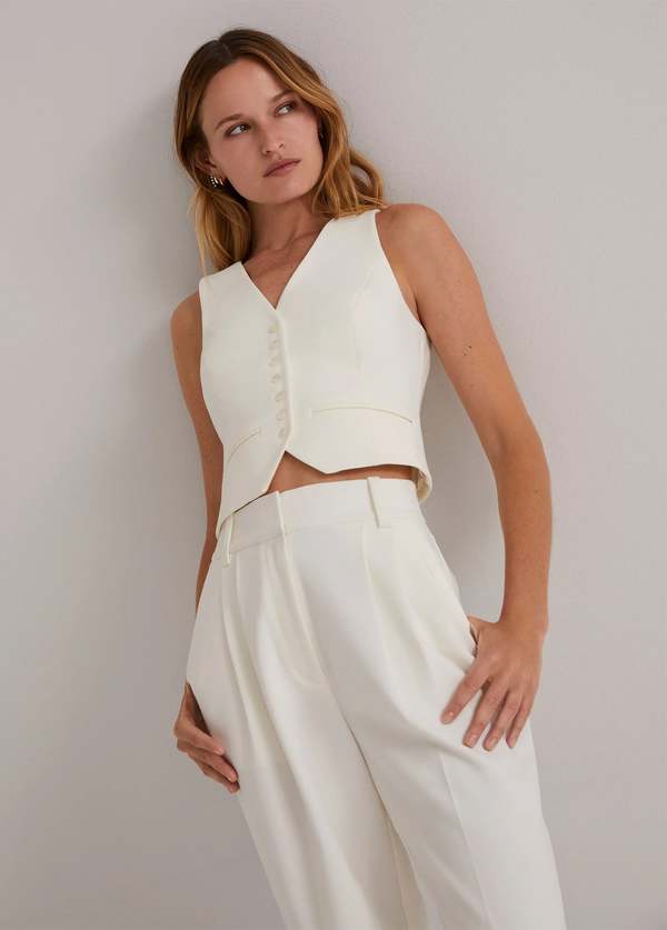 Favorite Daughter The Favorite Vest - Ivory