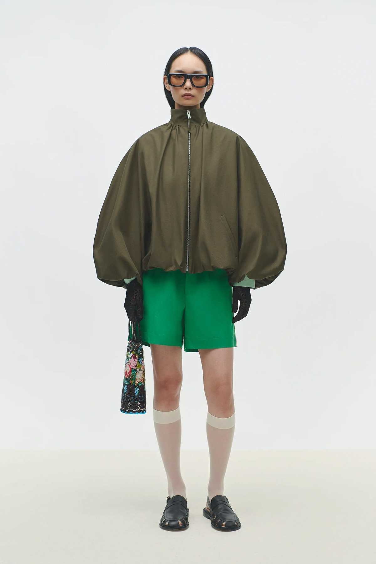 Cordera Balloon Jacket - Olive - Image 4 of 5