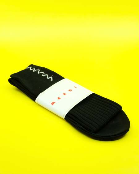 【送料&関税込】Marni White Polka Dot-print Ribbed Socks Marni Polka Dot Socks | italist