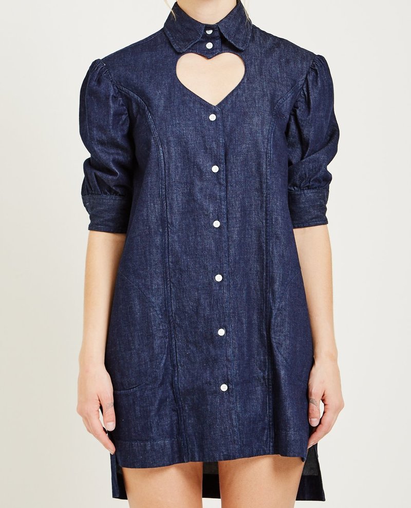 vivienne westwood denim dress VIVIENNE WESTWOOD 1996 flowers pattern denim 5 piece set Orb Storm in a teacup
