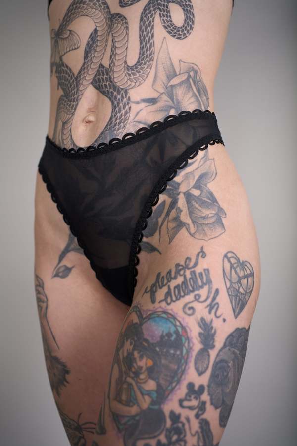 Loop Italian Mesh Thong