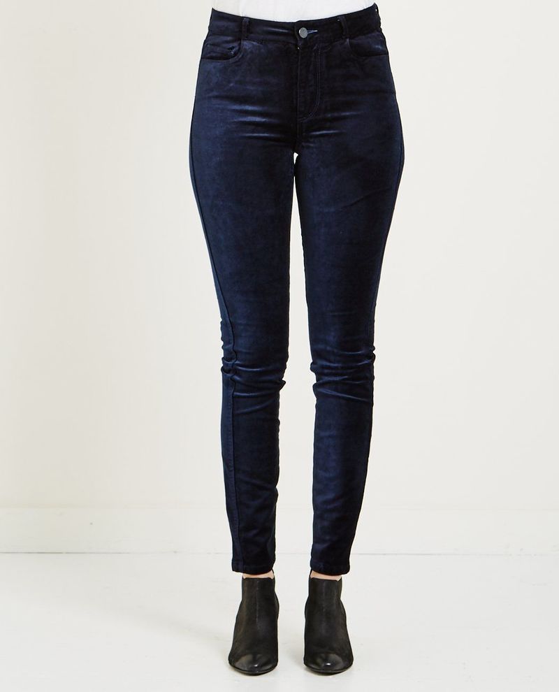 Paige Hoxton Stretch Velvet Skinny Jeans Paige HOXTON VELVET