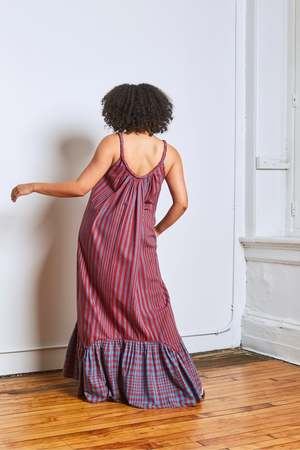 ALEXANDRA SHIRT DRESS | BEACON STRIPE X CHEX