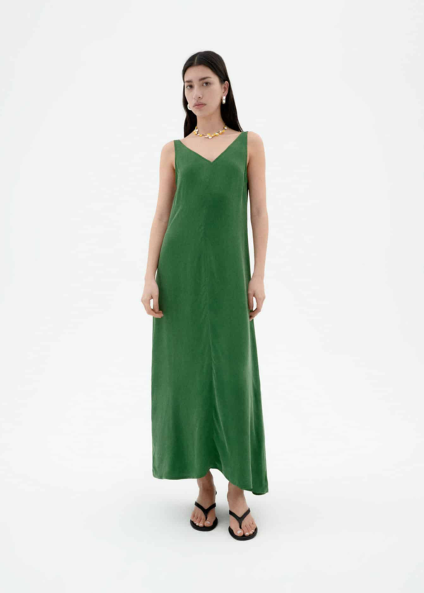 dill green dress Boden Women's Delilah Twist Short Dress in Green main image 0