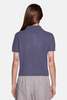 The Tile Club Farrah Short Sleeve Polo - Steel Grey - Thumbnail 4