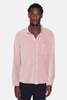 Blue&Cream Micro Cord Velour Shirt - Pink - Thumbnail 1