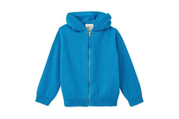 KIDS Vild House of Little Organic Knit Cardigan - Archipelago Blue KIDS Vild House of Little Organic Knit Cardigan - Archipelago Blue
