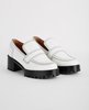 Nicole Saldana JERRI PLATFORM LUG SOLE LOAFER - WHITE - Thumbnail 2