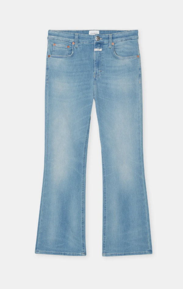 パンツ YILON Semi flare denim XS wash blue パンツ YILON Semi flare denim XS wash blue Semi flare denim