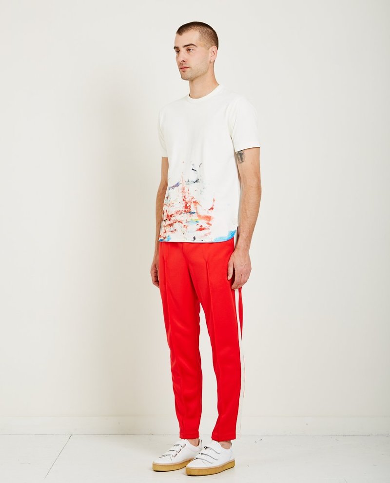 JUNYA WATANABE COMME DES GARONS MAN JUNYA PAINT TEE - OFF WHITE