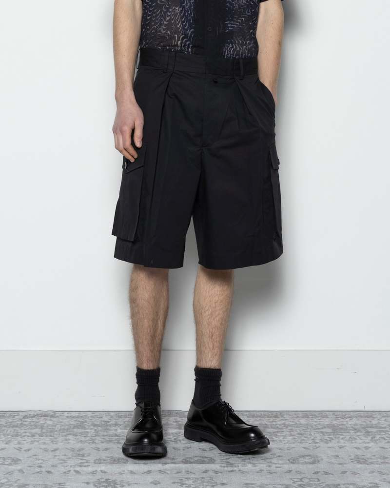 【24SS】DRIES VAN NOTEN｜Piers Bis Shorts Piers Bis Short in Black – SVRN