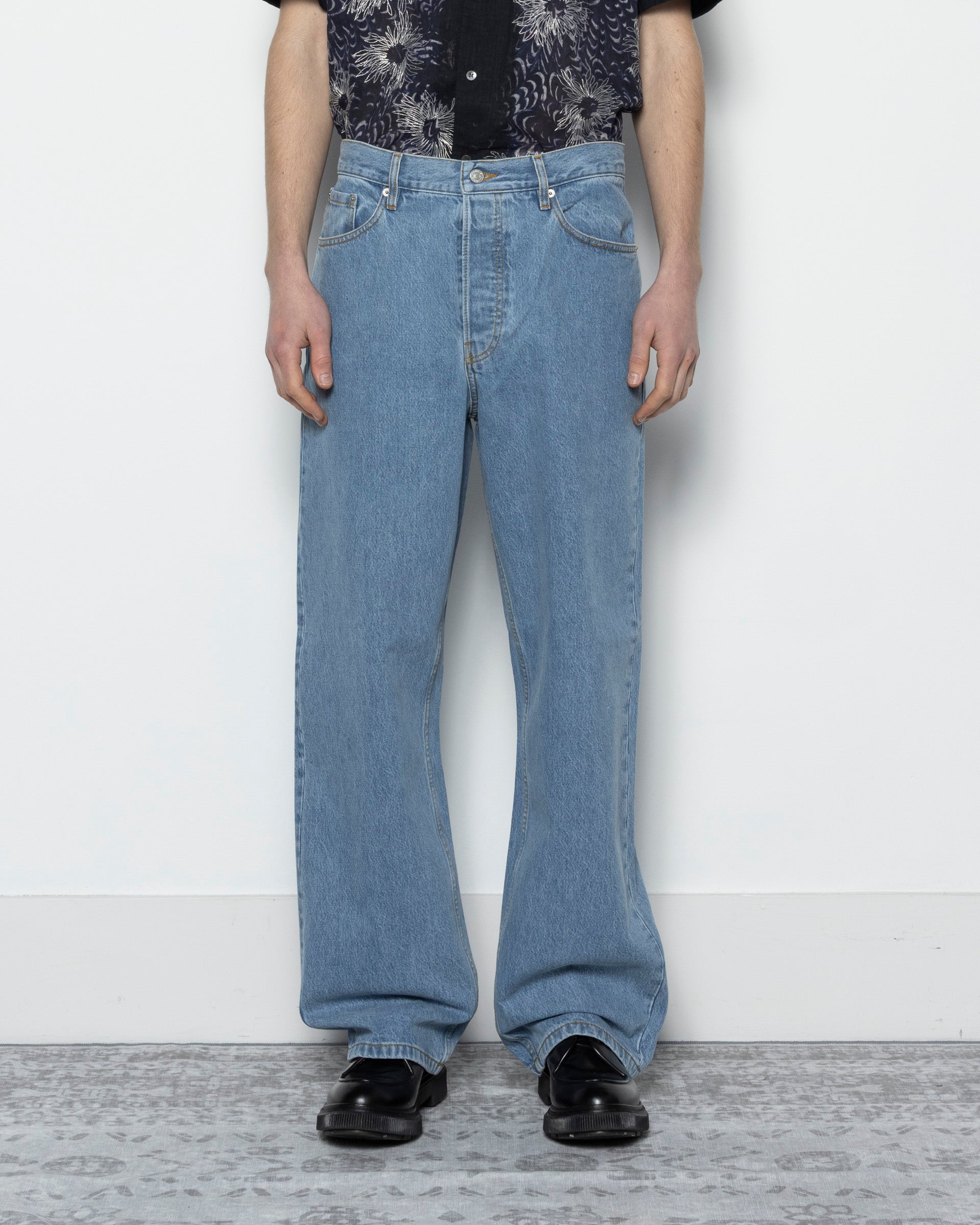 Dries Van Noten Pine Pants - Light Blue | Garmentory