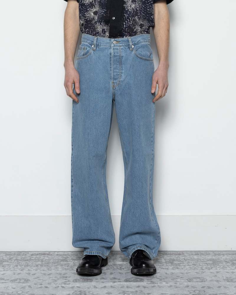 デニム・ジーパン DRIES VAN NOTEN | PILA ICE BLUE DENIM PANTS SOLD OUT【DRIES VAN NOTEN】PILA DENIM PANTS‐ICE BLUE
