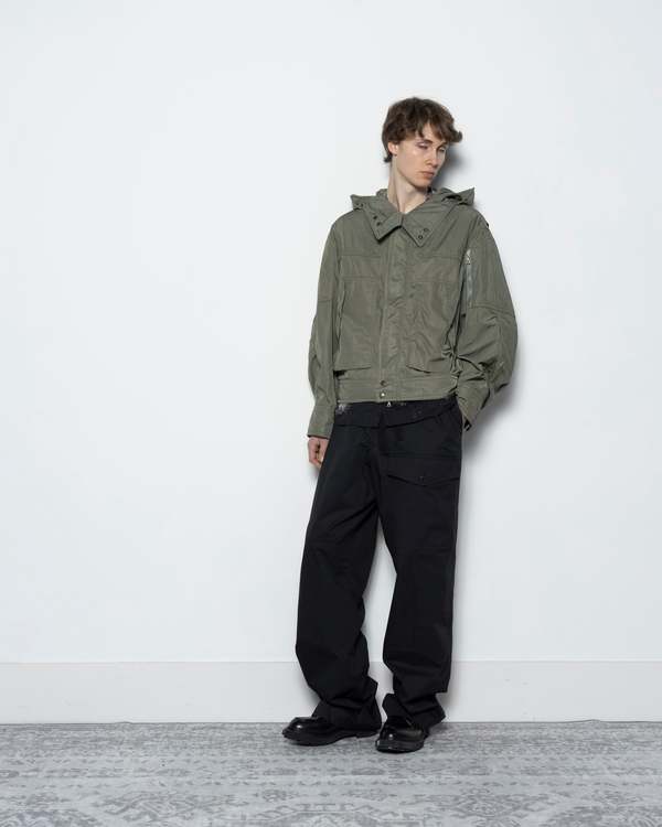 DRIES VAN NOTEN ミリタリージャケット カーキ Bomber Jacket in Khaki