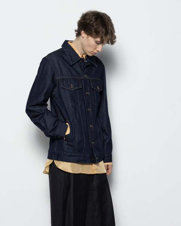 ジャケット・アウター Dries Van Noten 25aw coating denim shirt Dries Van Noten Vipin Jacket - Indigo | Garmentory
