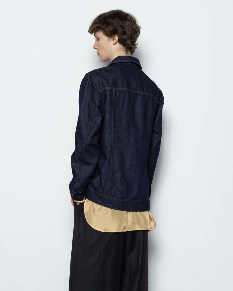 Dries Van Noten Vipin Jacket - Indigo | Garmentory