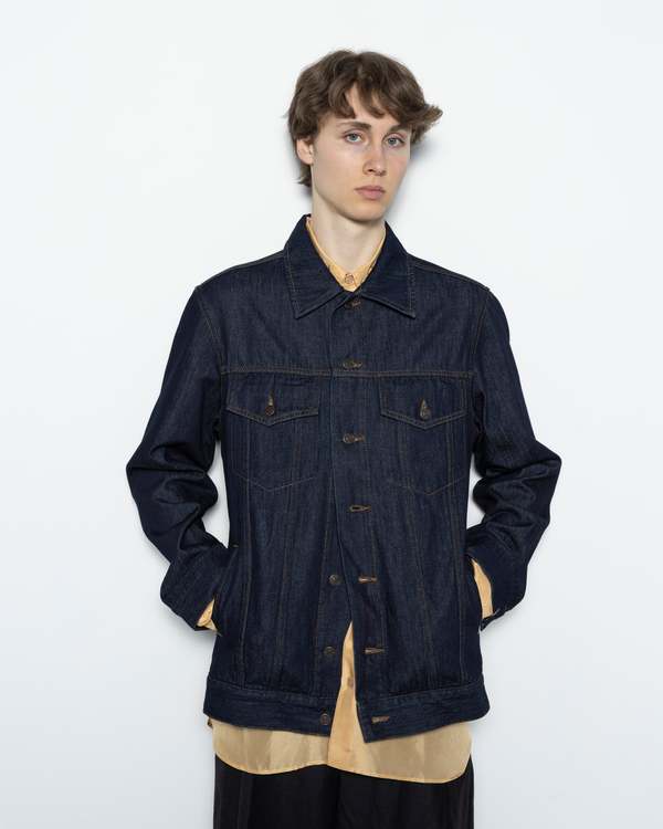 Dries Van Noten Vipin Jacket - Indigo | Garmentory