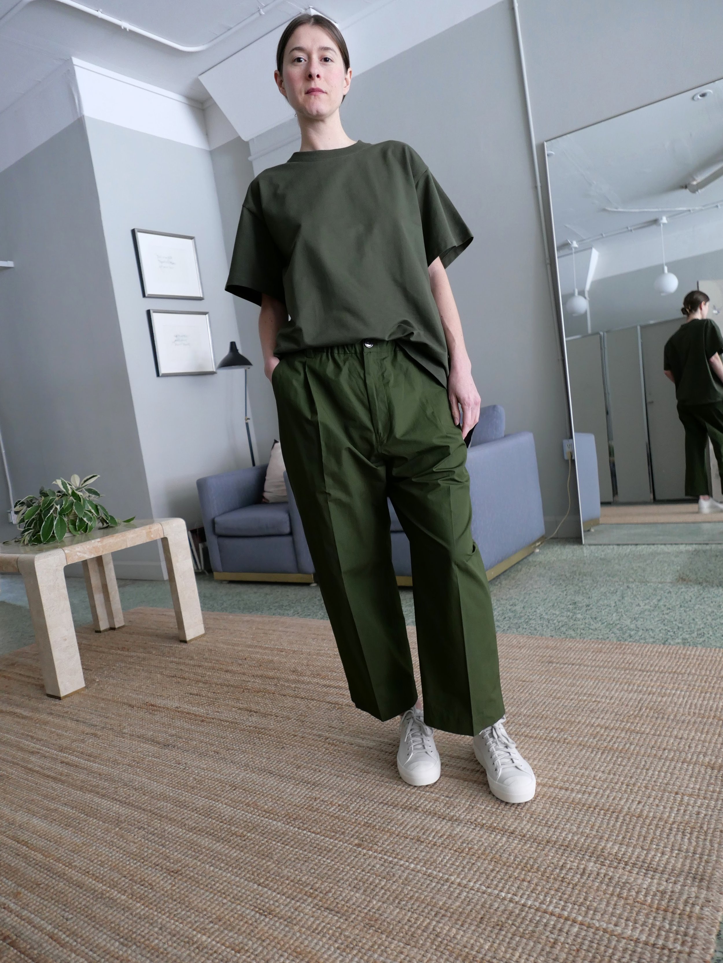 Sofie D'Hoore Pass Pant - Seaweed | Garmentory