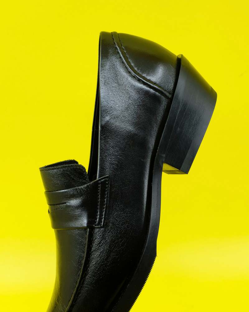 靴 OUR LEGACY CYPHER LOAFER SOMBRE SATIN Our Legacy - Cypher Loafer Sombre Satin Bovine