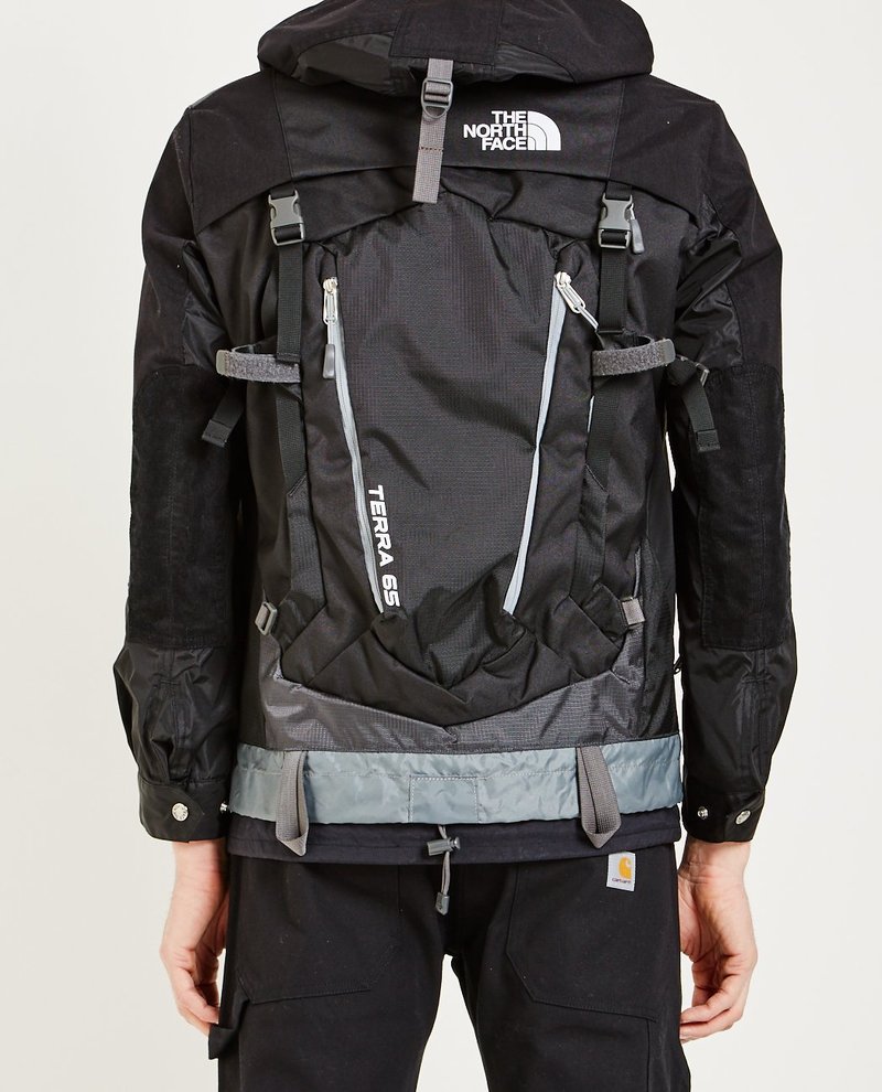 JUNYA WATANABE COMME DES GARCONS JUNYA X THE NORTH FACE BACKPACK JACKET BLACK Garmentory