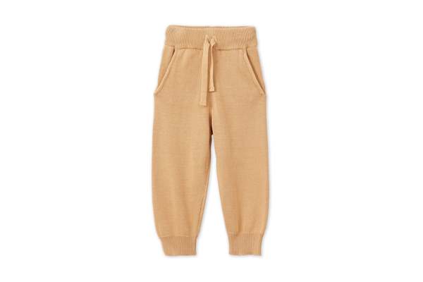 KIDS Vild House of Little Organic Knit Joggers - Sandstone KIDS Vild House of Little Organic Knit Joggers - Sandstone