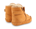 Kids Donsje Kapi Classic Booties - Lion Caramel Nubuck - Thumbnail 4
