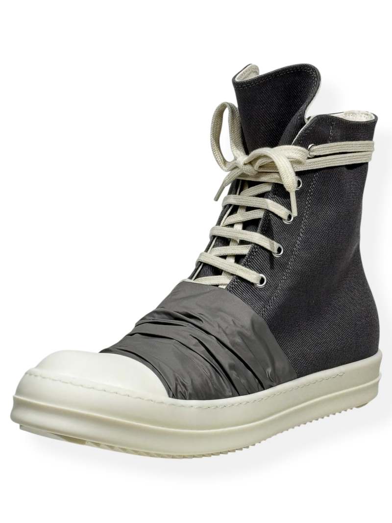 【モード感】RICKOWENS Hollywood Hustler Low Sneaks メンズ Rick Owens DRKSHDW Hustler Low Dark Dust Denim Men's