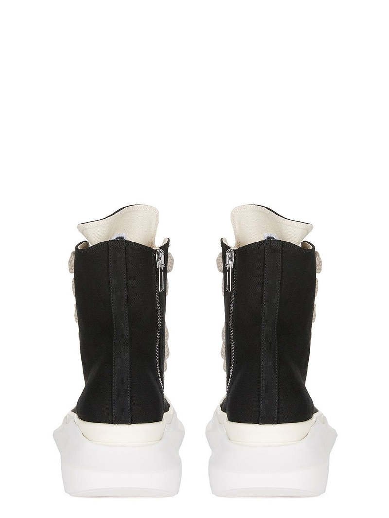 関税込【RICK OWENS】Hollywood Jumbo Laces Abstract Sneak Blue Hollywood Jumbo Laces Abstract Sneak Sneakers by Rick