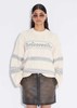 HOLZWEILER Logo Knit Sweater - Off White - Thumbnail 3