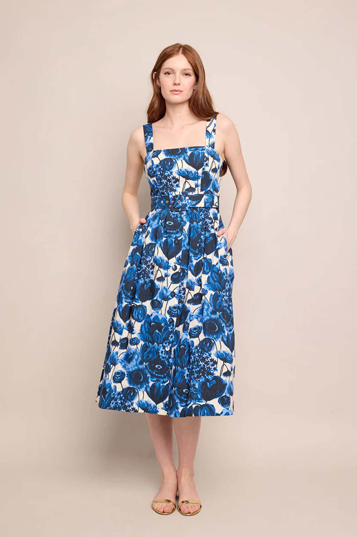 Cara Cara Candace Dress - Flora Grove Blue | Garmentory