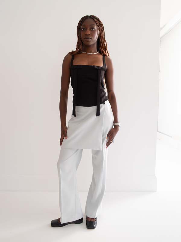 Sandy Liang Crosby Pant - Ice Blue | Garmentory