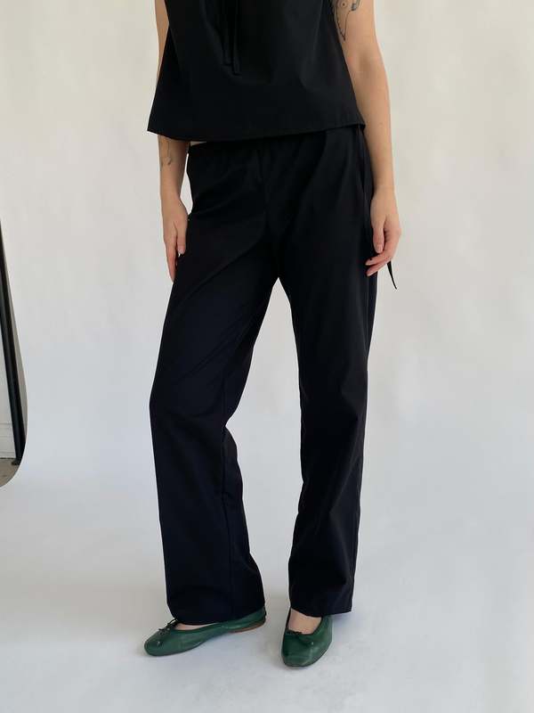 brooke callahan Tie Pants - Black