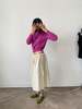brooke callahan Tie Skirt - Rice - Thumbnail 2