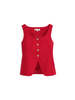 Alex Mill Soho Scoop Vest - Crimson - Thumbnail 7