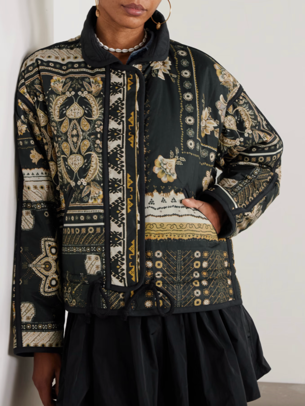 Isabel Marant toile Granger Coat - Black/Ochre