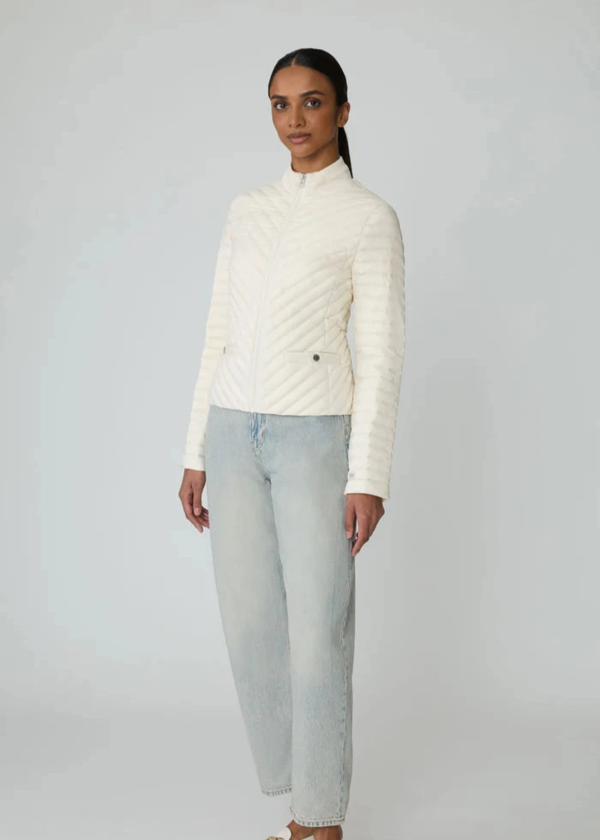 SOIA & KYO Marion Packable Down Jacket - Powder