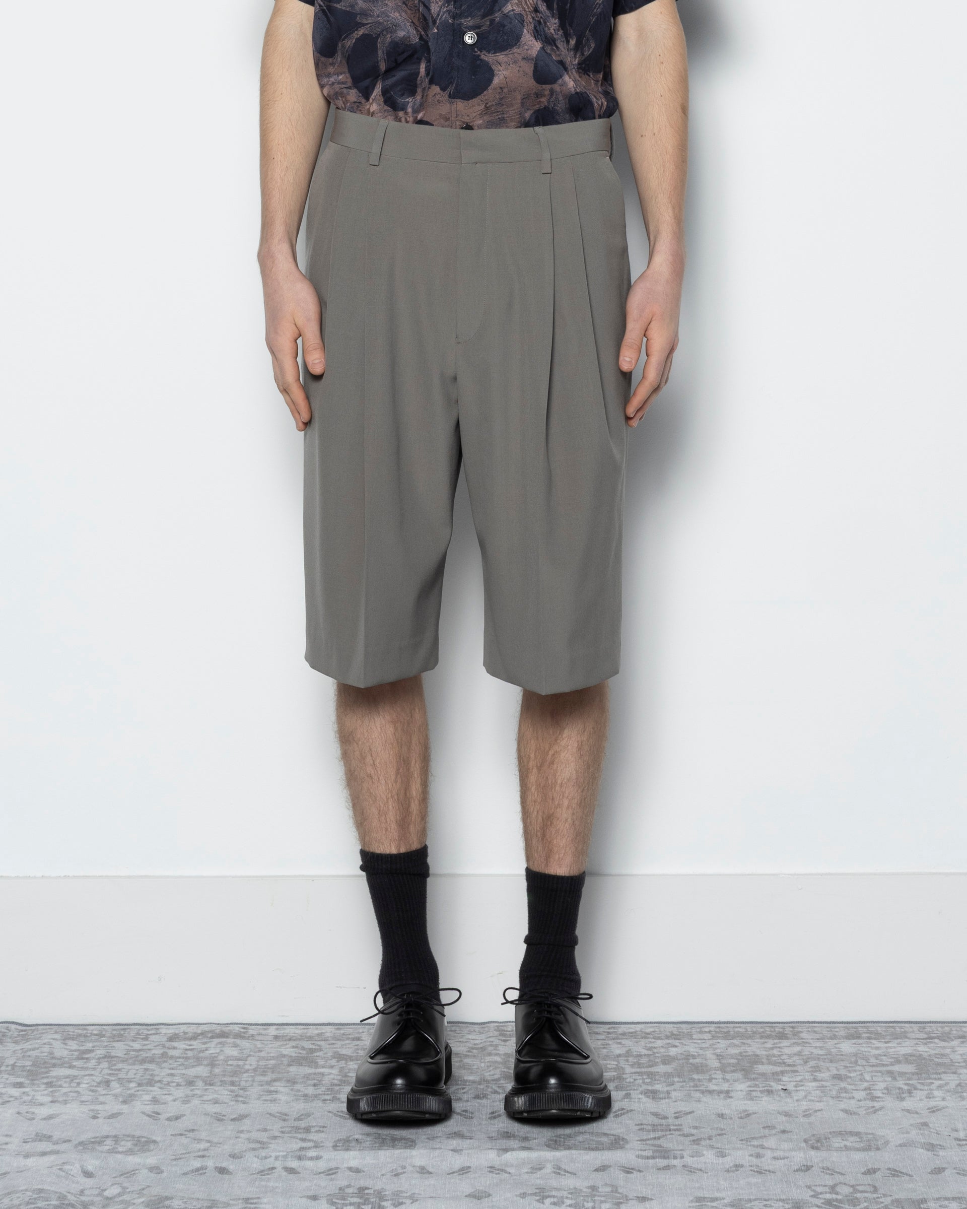 Dries Van Noten Panrom Short - Cement | Garmentory