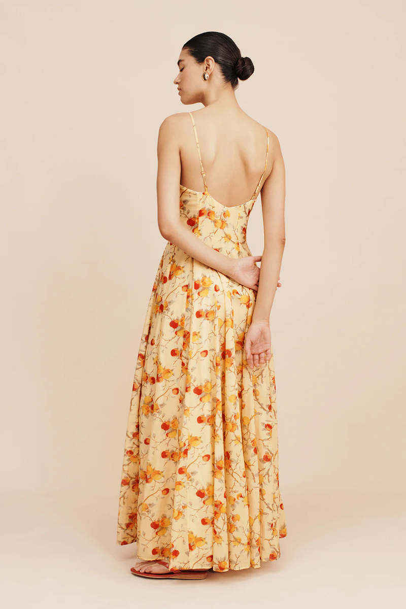 Posse Paloma Maxi Dress - Citrus Floral Posse Paloma Maxi Dress - Citrus Floral