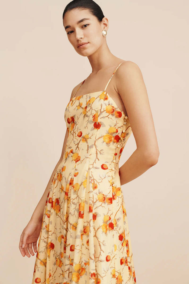 Posse Paloma Maxi Dress - Citrus Floral Posse Paloma Maxi Dress - Citrus Floral