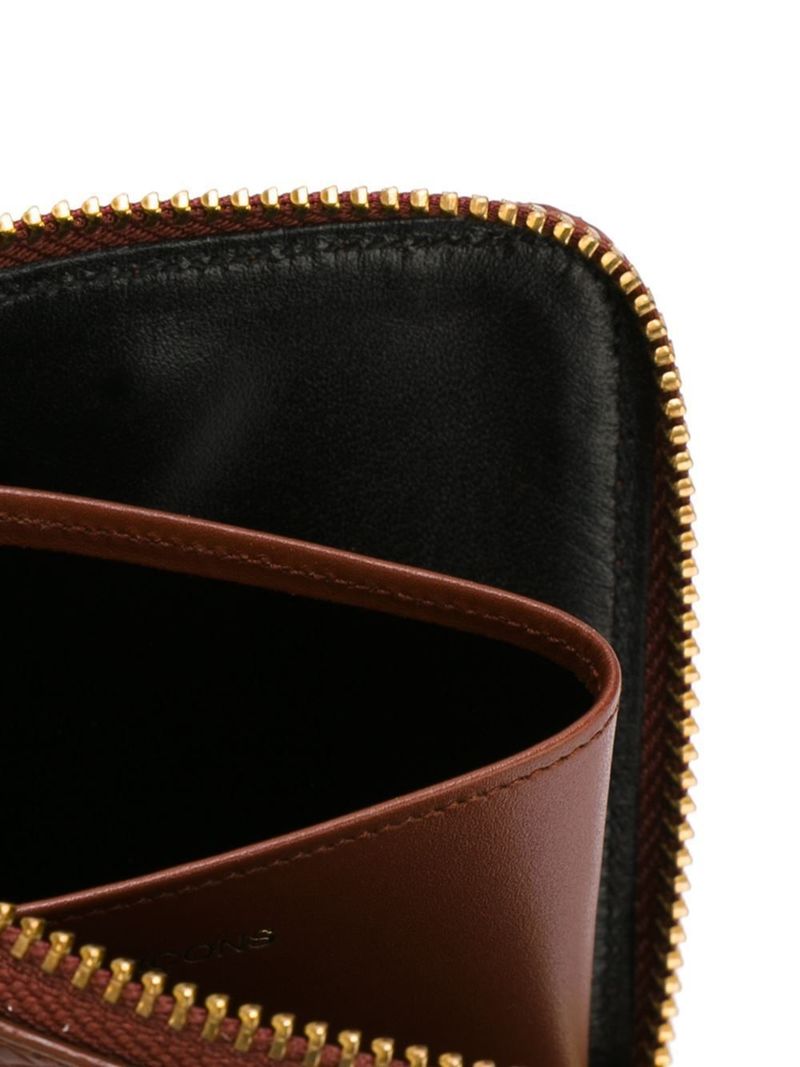 COMME DES GARONS WALLET LUXURY LEATHER LINE 2-ZIP WALLET