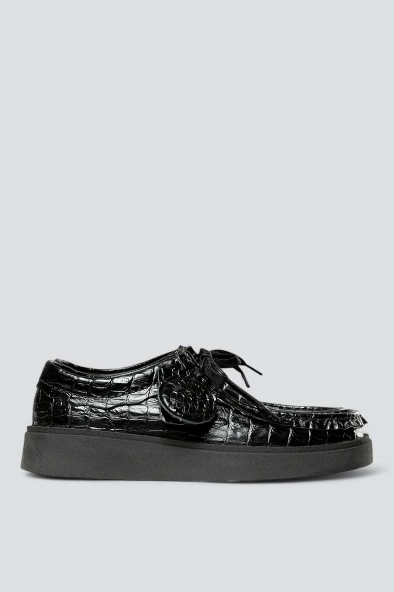靴 MARTINE ROSE x CLARKS CUR Torview M Clarks x Martine Rose Women's Cur Torview Black Leather
