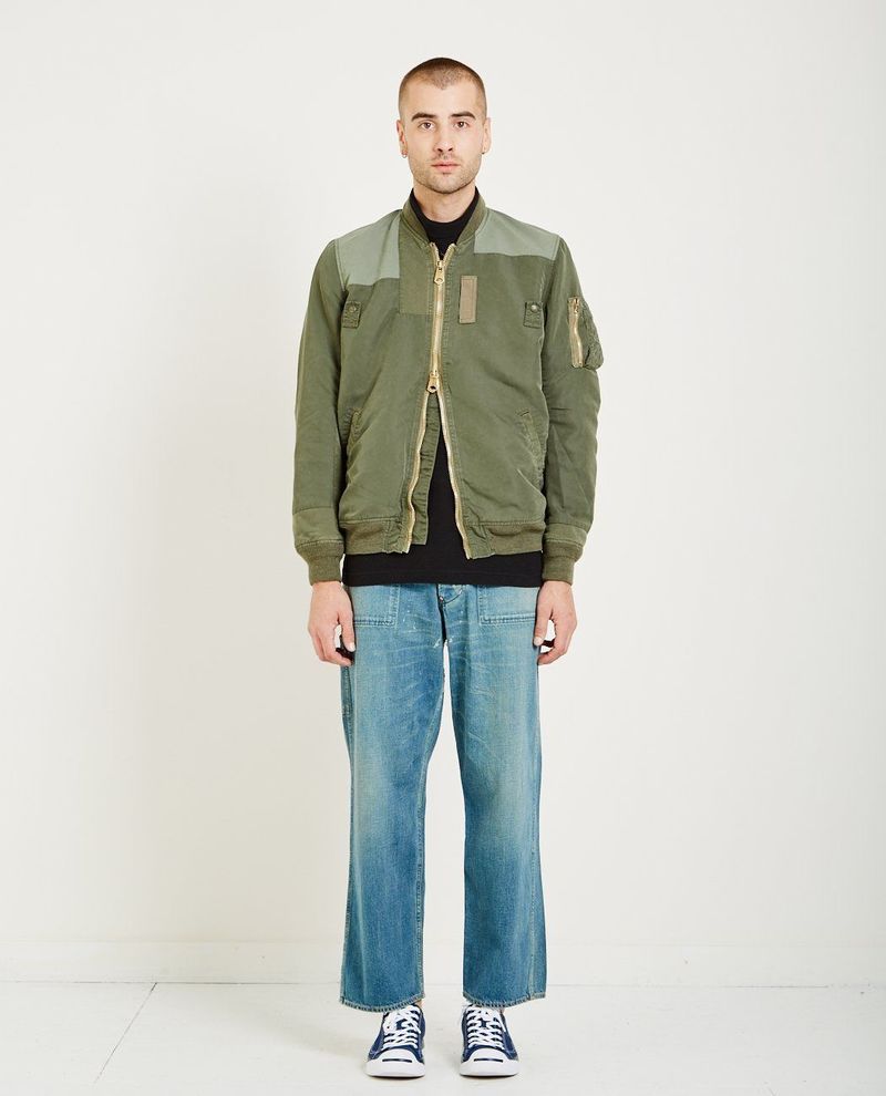 REMI RELIEF HYOU JAPAN MA-1 ボンバージャケット M Remi Relief MA-1 BOMBER JACKET - KHAKI | Garmentory